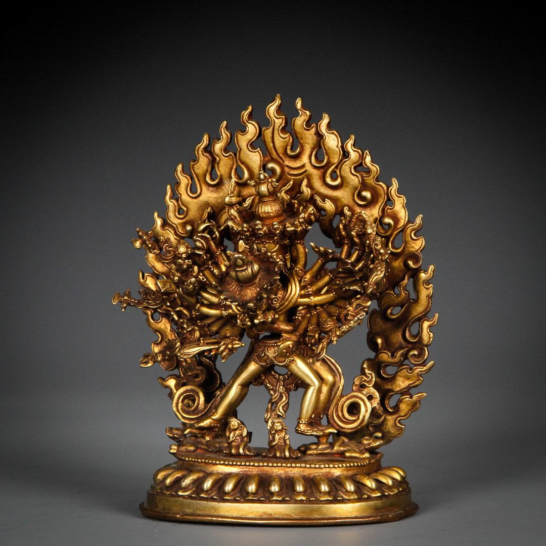 Gilt-Bronze Wrathful Deity