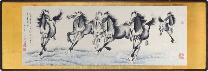 Horses at Full Gallop