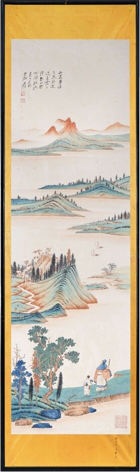 Spring Hills in Blue and Green
